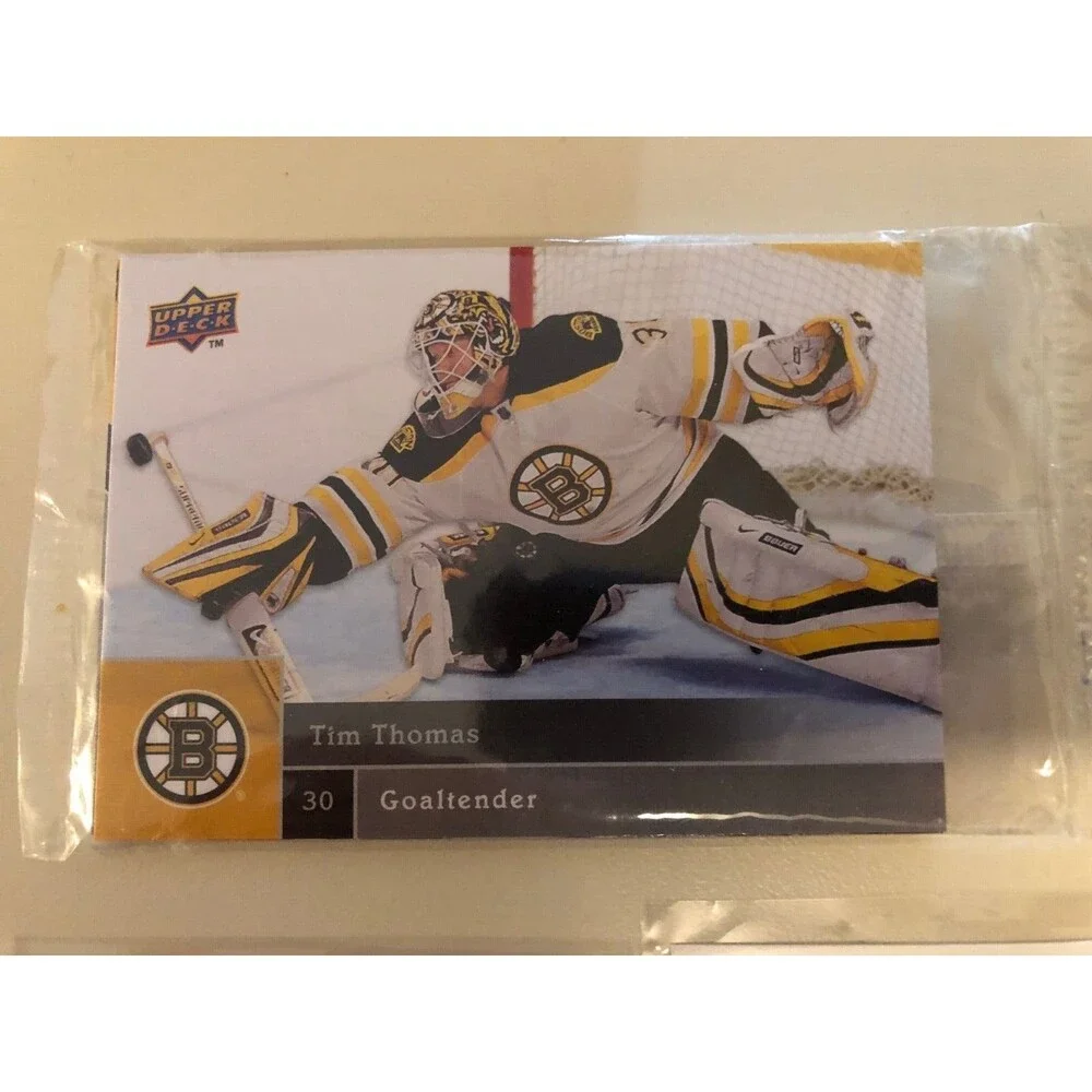 Boston Bruins Trading Cards Moog-Lemelin-Juneau-Thomas 6 cards'91-'93 NHL Ex. Co